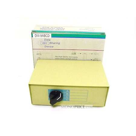 Monoprice Db9 Female, Abcd 4 Way Switch Box 1343